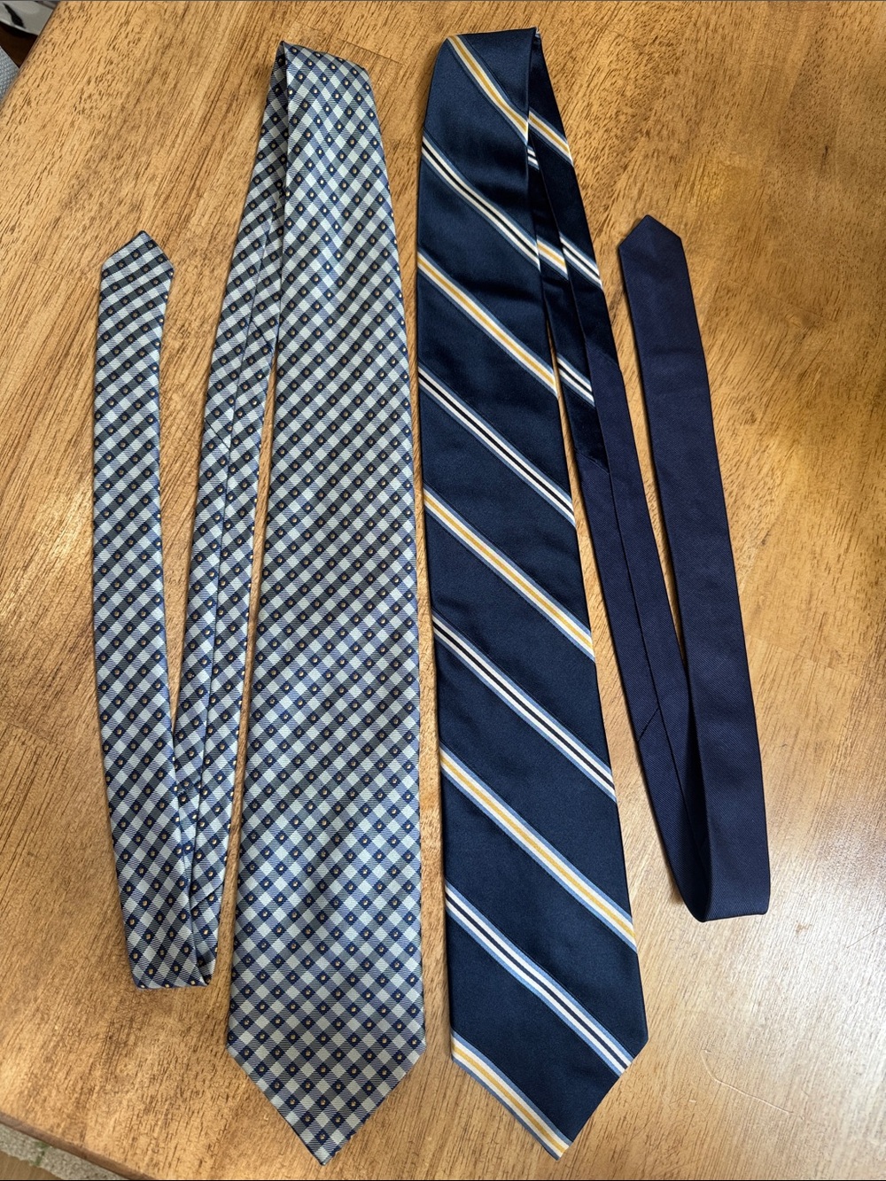 Benjamin James and Tommy Hilfiger Classic Men's Neckties - Set of 2